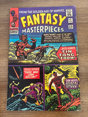Fantasy Masterpieces # 2 VG-FN Marvel Comic Book Jack Kirby Steve Ditko 18 J477