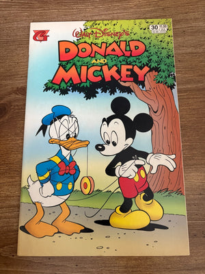 Donald & Mickey # 30 NM Gladstone Comic Book Walt Disney 14 J476