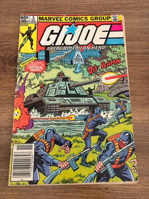 G.I. Joe # 5 FN- Marvel Comic Book Snake Eyes Duke Cobra Destro 11 J481
