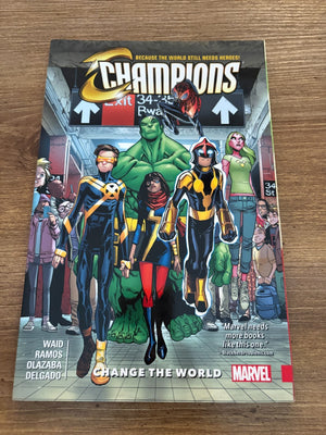 Change The World Champions Marvel Comics TPB Graphic Novel Book 4 J470