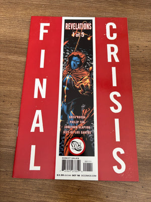 Lot Of 5 Final Crisis Revelations DC Comic Books # 1 2 3 4 5 VF-NM Batman 4 J458