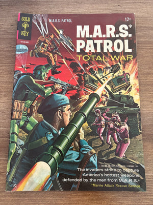 M.A.R.S. Patrol Total War # 3 FN Gold Key Comic Book 13 J477