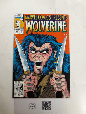 Marvel Comics Presents #93 NM Marvel Comic Books Wolverine 21 HH120