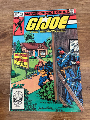 G.I. Joe # 10 FN Marvel Comic Book Snake Eyes Duke Cobra Commander 5 J471