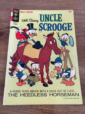 Uncle Scrooge # 66 FN Gold Key Silver Age Comic Book Walt Disney 11 J463