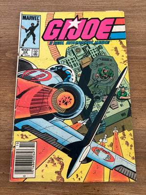 G.I. Joe # 28 VG/FN Marvel Comic Book Snake Eyes Duke Cobra Destro 12 J481