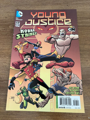Young Justice # 17 FN DC Comic Book 1st Print Robin Flash Aquaman 15 J464