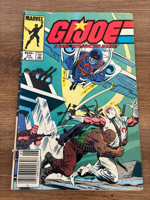 G.I. Joe # 24 VG Marvel Comic Book Snake Eyes Duke Cobra Destro 12 J481