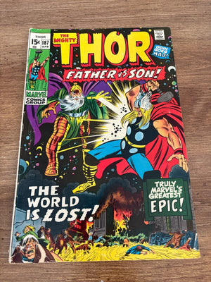 Mighty Thor # 187 VG Marvel Silver Age Comic Book 6 J472
