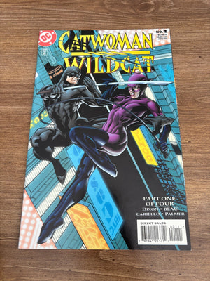 Lot Of 4 Catwoman Wildcat DC Comic Books # 1 2 3 4 VF-NM Batman Joker 9 J458