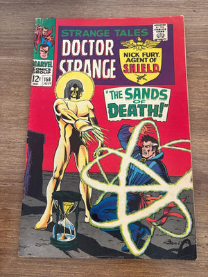 Strange Tales # 158 VG/FN Marvel Comic Book Nick Fury Doctor Strange 16 J477