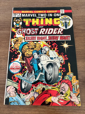 Marvel Two-In-One # 8 VF Comic Book Thing Ghost Rider 6 J479