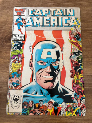 Captain America #323 (1986) VG-FN Marvel 1st Print Comic Book 14 J482