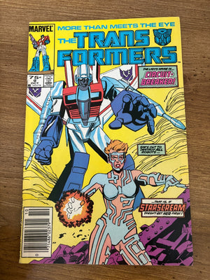 Transformers # 9 VF- Marvel Comic Book Mini Series 1st Issue Optimus 20 J481