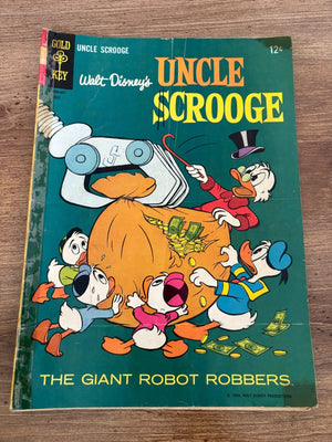 Uncle Scrooge # 58 Gold Key Silver Age Comic Book Walt Disney Donald 10 J463