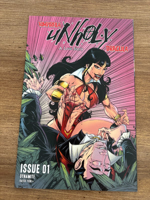 Unholy A Love Story #1 NM Variant Dynamite Comic Book Dracula Vampirella 10 J478