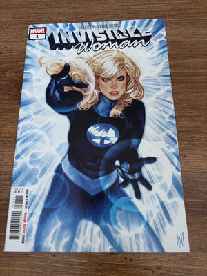 Invisible Woman # 1 NM 1st Print Adam Hughes Cover Art Marvel Comic Book 7 J484