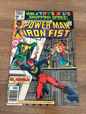Power Man & Iron Fist # 65 FN Marvel Comic Book 17 J462
