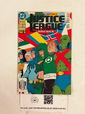 Justice League America #60 NM DC Comic Books Blue Beetle Booster Gold 1 HH117