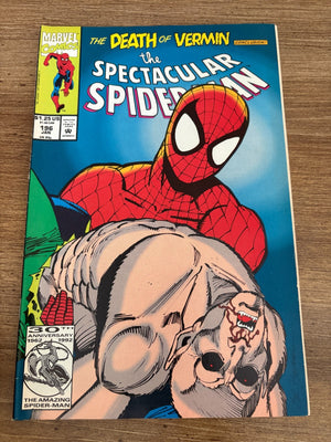 Lot Of 5 Spectacular Spider-Man Marvel Comic Books # 196 197 198 199 200 8 J467