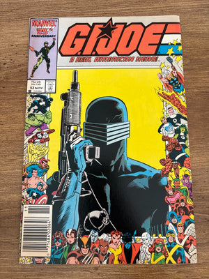 G.I. Joe # 53 VF Marvel Comic Book Snake Eyes Duke Cobra Commander 9 J471