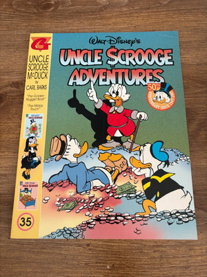 Walt Disney's Uncle Scrooge Adventures 35 Gladstone Comic Book Carl Barks 6 J474