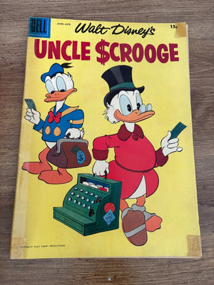 Uncle Scrooge # 22 Dell Silver Age Comic Book Walt Disney Donal Duck 8 J463