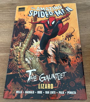 Amazing Spider-Man The Gauntlet Lizard Marvel HARDCOVER Book Graphic Nove 7 J473
