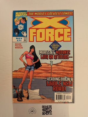 X-Force #71 NM Marvel Comic Books Cable Domino Shatterstar Boomer 19 HH127