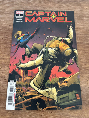 Captain Marvel # 2 NM 2nd Print Variant Comic Book Carol Danvers 13 J478
