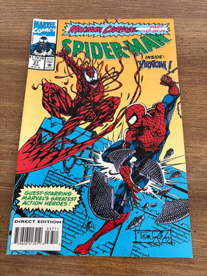 Spider-Man # 37 NM- 1st Print Marvel Comic Book Maximum Carnage 5 J465