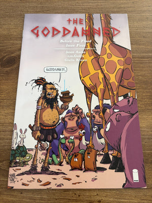 The Goddamned # 4 NM Image Comic Book Variant Cover Before The Flood 2 J484