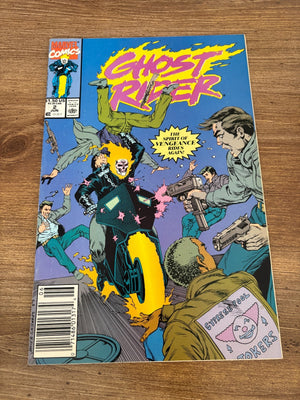 Ghost Rider # 2 VF Marvel Comic Book Newsstand Variant Blackout 21 J480