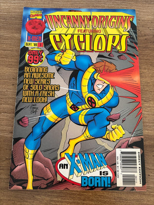 Lot Of 3 Uncanny Origins Marvel Comic Books # 1 2 3 VF-NM X-Men Cyclops 24 J461