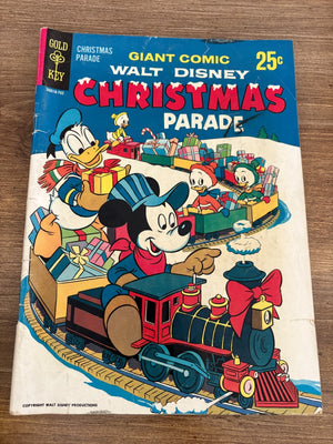Walt Disney Christmas Parade # 5 VG-FN Gold Key Giant Comic Book 21 J465
