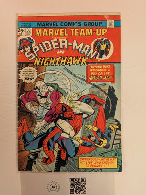 Marvel Team-Up #33 GD Marvel Comic Books Spider-Man Nighthawk 26 HH127