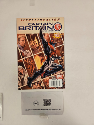 Captain Britain and MI13 #1 Marvel 2008 Secret Invasion VF-NM Comic Book 10 ET21