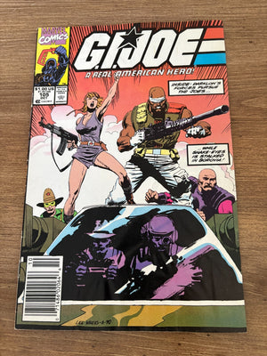 G.I. Joe # 105 FN Marvel Comic Book Snake Eyes Duke Cobra Destro 18 J481