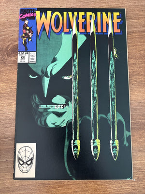 Wolverine #23 Direct Edition (1990) NM- 1st Print Comic Book 15 J482