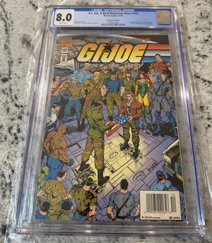 G.I. Joe # 155 CGC Graded 8.0 Marvel Comic Book Last Issue 1994 Neal Adams JH47