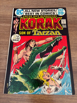 Korak Son Of Tarzan # 47 FN DC Comic Book 2nd DC Issue Joe Kubert 6 J475