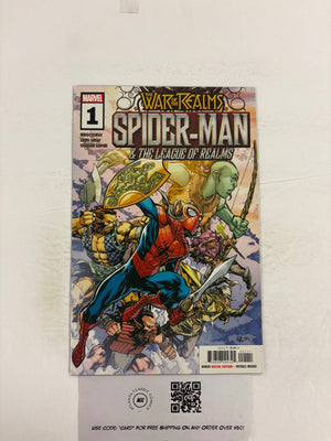 War of the Realms Spider-Man & League of Realms #1 VF-NM Comic Book 12 ET28