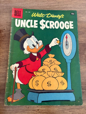 Uncle Scrooge # 20 Dell Silver Age Comic Book Walt Disney Donal Duck 8 J463