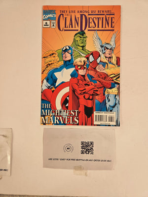 ClanDestine #6 NM Marvel Comic Books Alan Davis 17 HH130