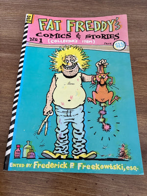 Fat Freddy's Comics & Stories # 1 VF- Rip Off Press Comic Book 21 J465