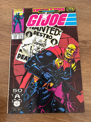 G.I. Joe # 116 VF/NM Marvel Comic Book Snake Eyes Duke Cobra Destro 18 J481