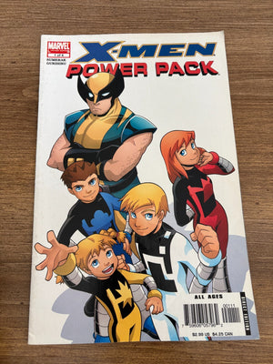 Lot Of 4 X-Men Power Pack Marvel Comic Books # 1 2 3 4 VF-NM Wolverine 13 J464