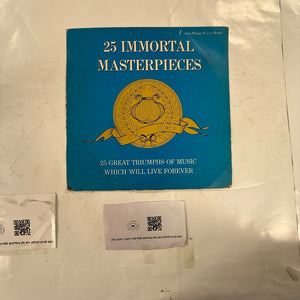 25 Immortal Masterpieces LP Vinyl Record 3 ER3