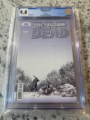 The Walking Dead # 8 CGC Graded 9.8 Image Comic Book Rare 2nd Print JH44