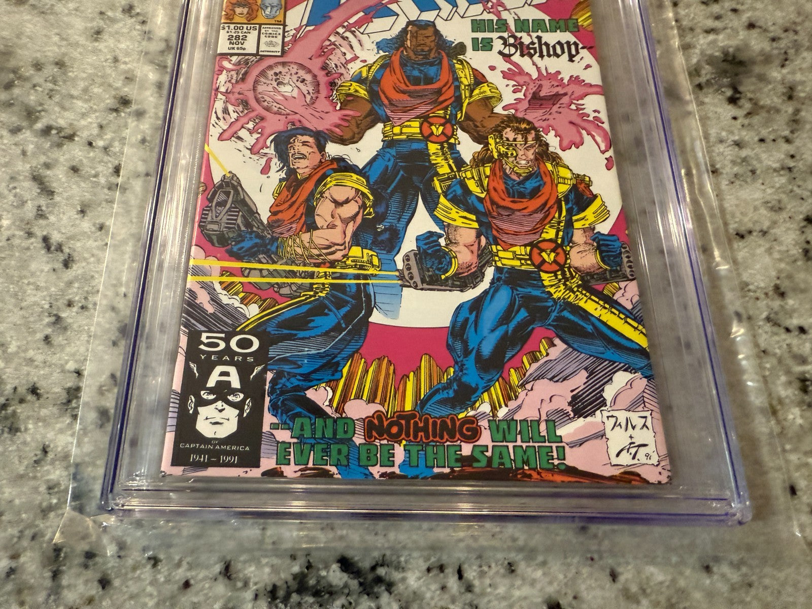 Uncanny X-Men # 282 CGC Graded 9.6 Marvel Comic Book 1st Bishop